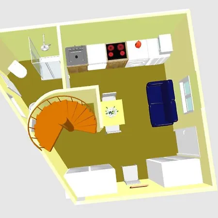 Hébergement de vacances Maison confortable pour deux